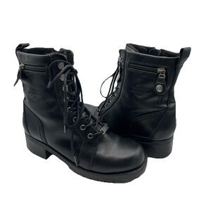 Harley-Davidson Women's Keeler Leather Motorcycle Casual Boot Size 8M